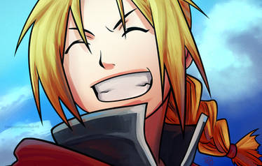 Edward Elric Colored Line Art