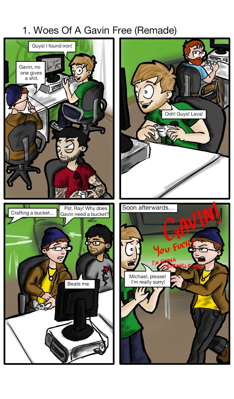 Throwback Thursday Comic - #1 Woes Of A Gavin Free