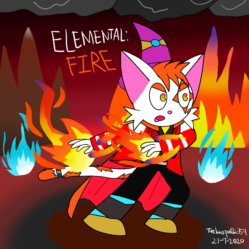 Elemental: Fire by Technopathic759 on DeviantArt