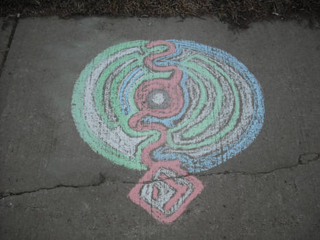 SOS Brigade logo chalk drawing