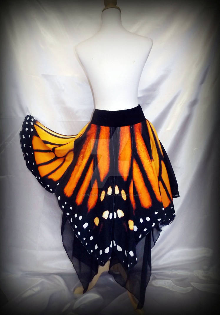 Monarch Butterfly Circle Skirt Fabric