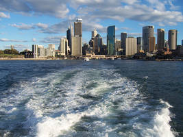 City from the Ferry Stock