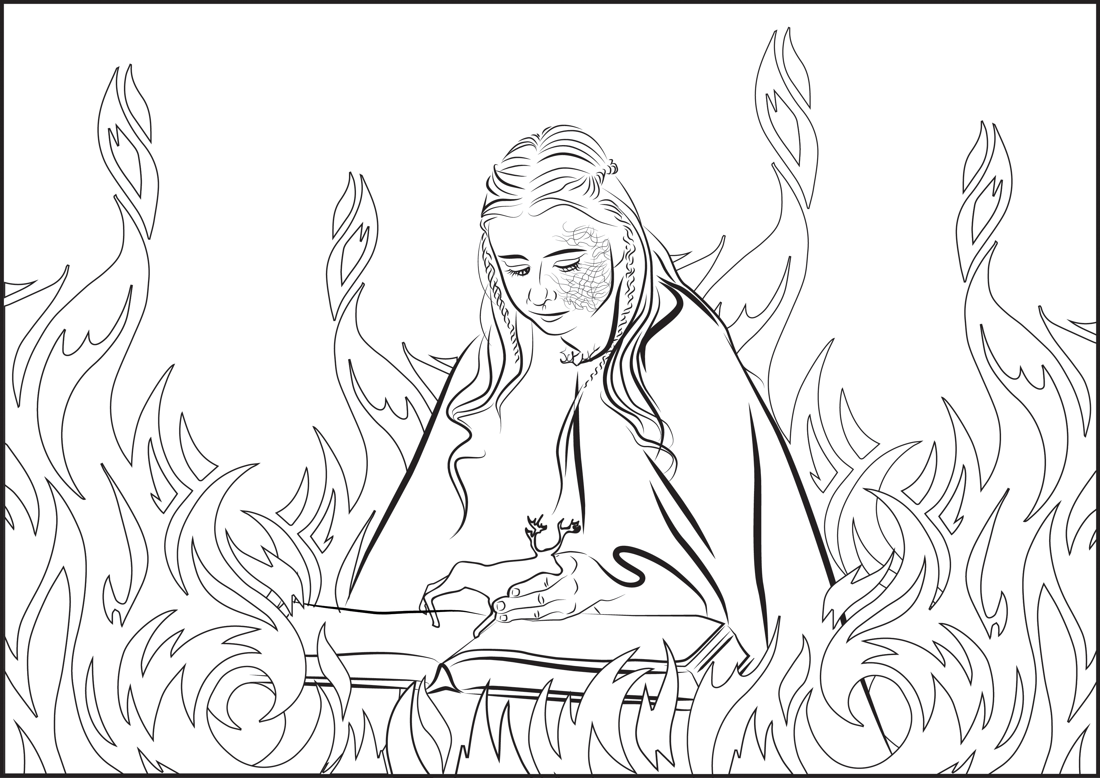 Shireen Baratheon Coloring Page