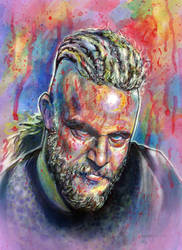 Ragnar Lothbrok Bloody Face