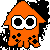 Orange Squid - Splatoon - Icon