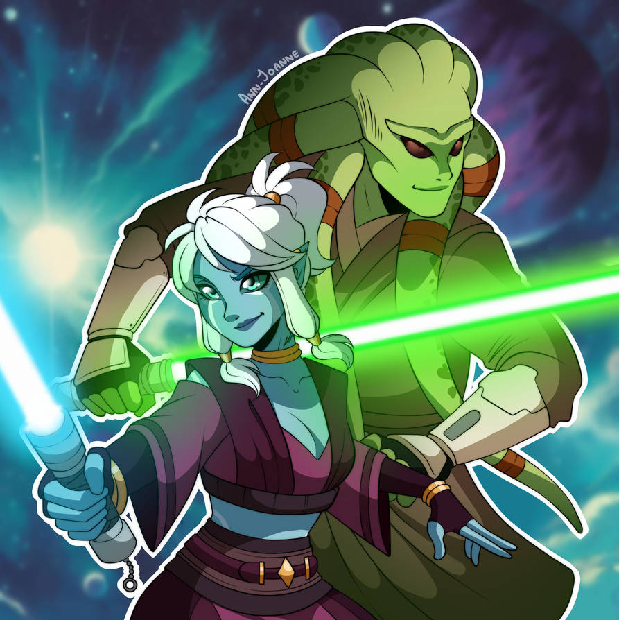 Padawan Master Master and Padawan by AnnJoanne on DeviantArt