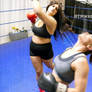 Epic Uppercut! Female Boxing