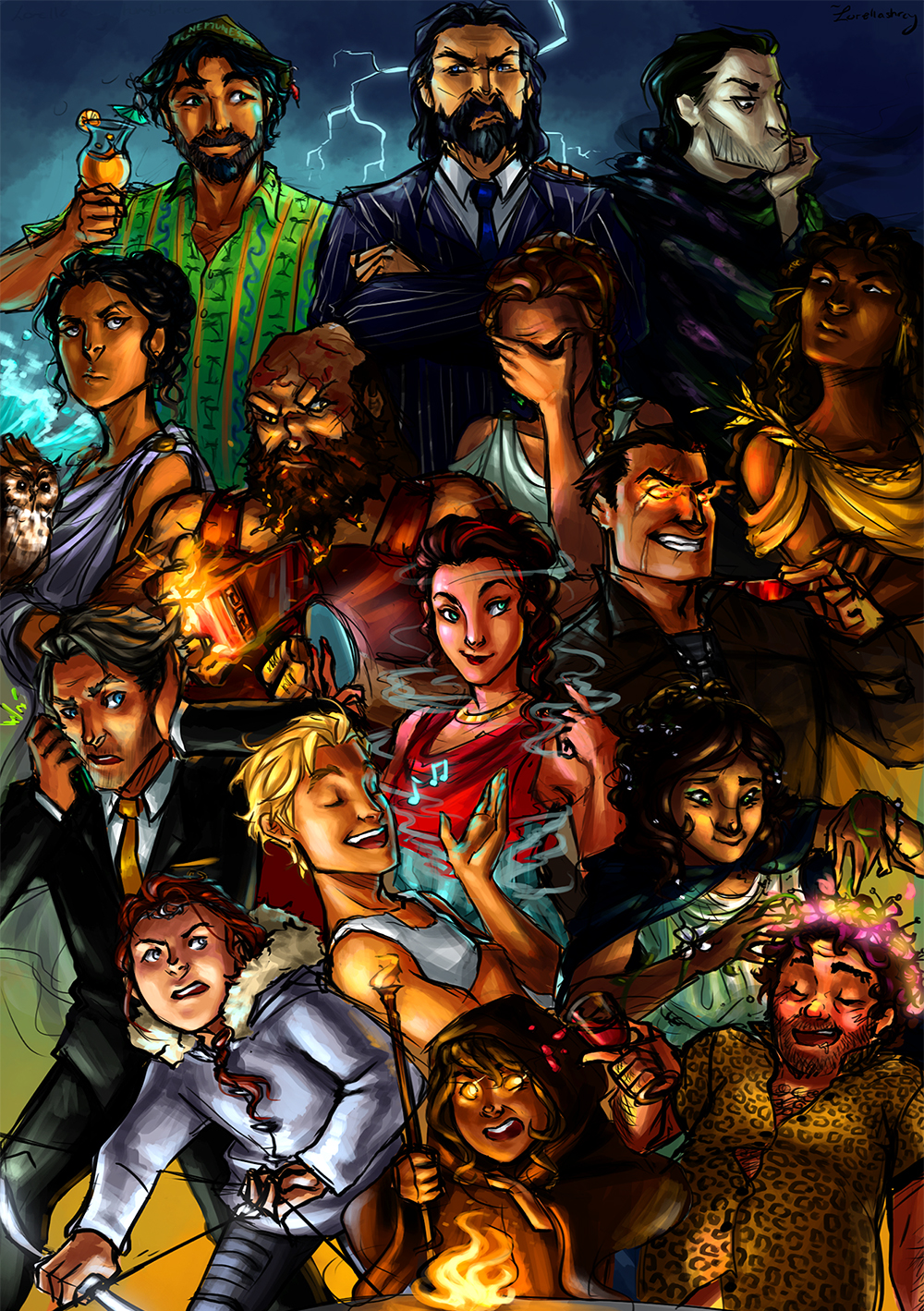 The Olympians by lorellashray