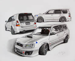 Subaru Forester Brams Yeti Sled