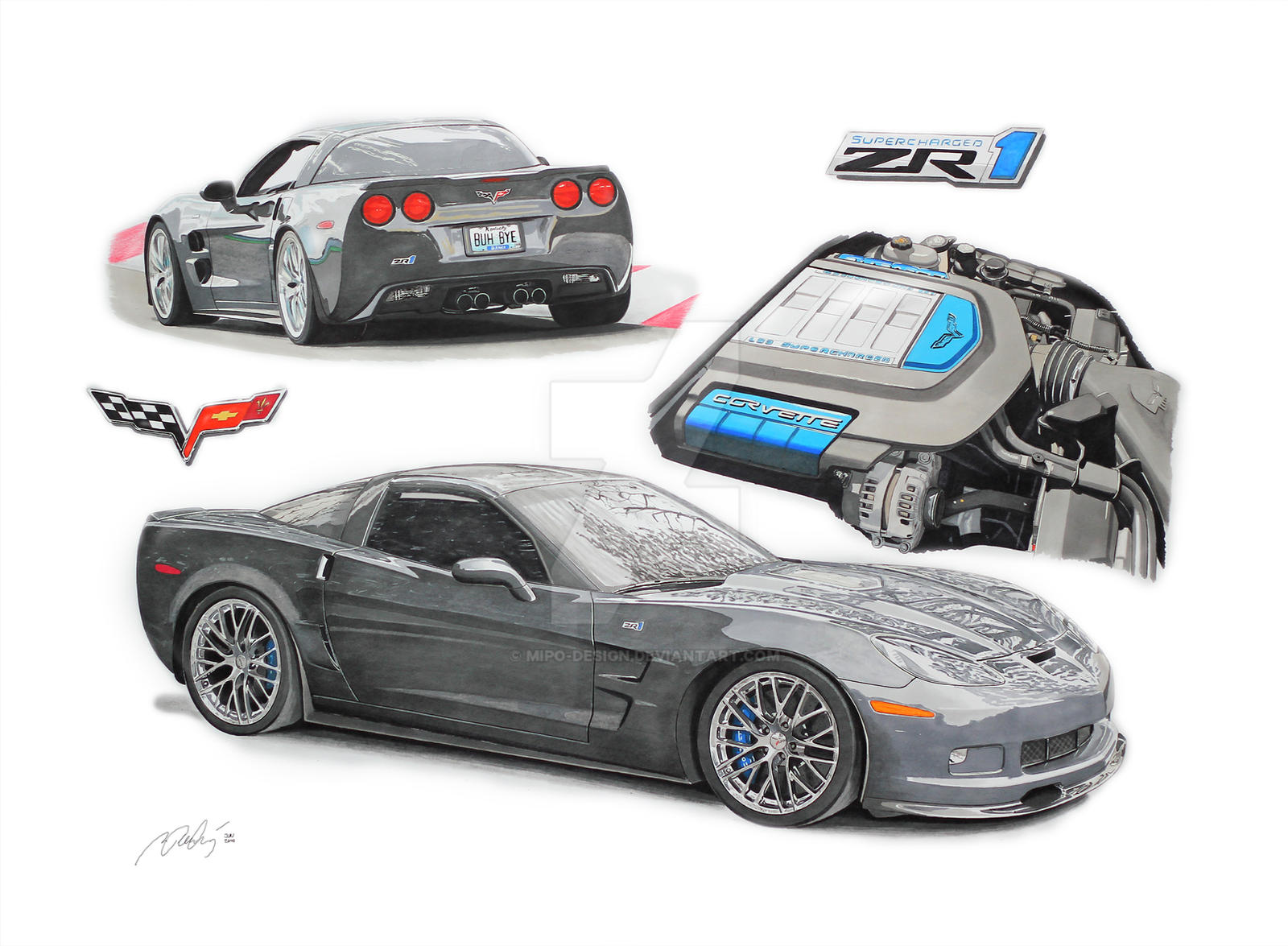 Chevrolet Corvette C6 ZR1 by Mipo-Design on DeviantArt