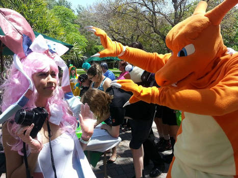 Charizard vs Sylveon the photographer