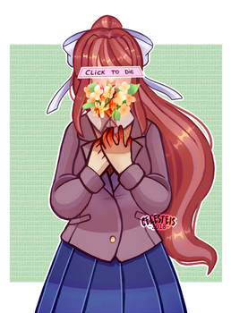 [FanArt] Monika ''Hanahaki''