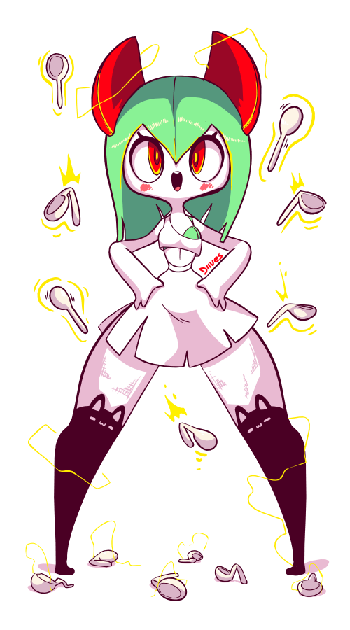 Kirlia kitty tights