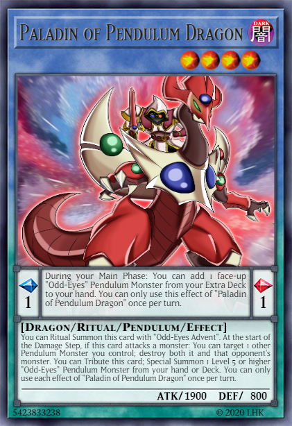 yugioh pendulum dragon cards Odd-Eyes - TN23-EN011 - Quarter Century Secret Rare Packs with cards taken from past releases Paladin of Pendulum Dragon by