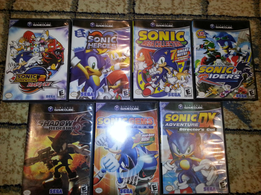 my sonic games collection GC by JustCallMeSonic on DeviantArt