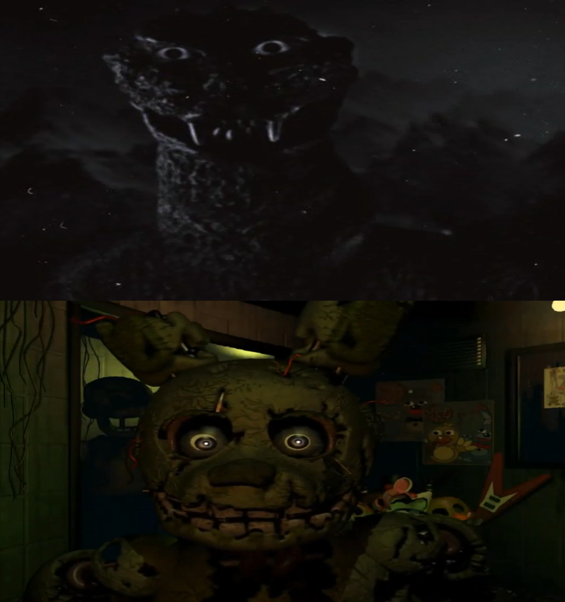 Man In Springtrap Suit The Man in the Suit vs Springtrap by ZhammelDumacil on DeviantArt