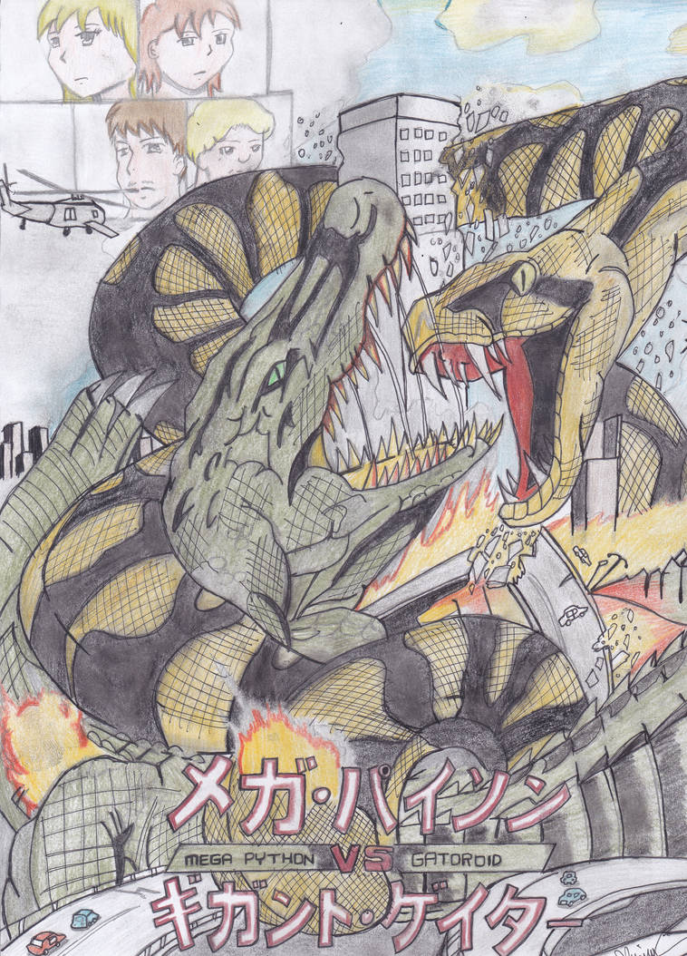 Mega Python Devintart Mega Python vs. Gatoroid by AVGK04 on DeviantArt