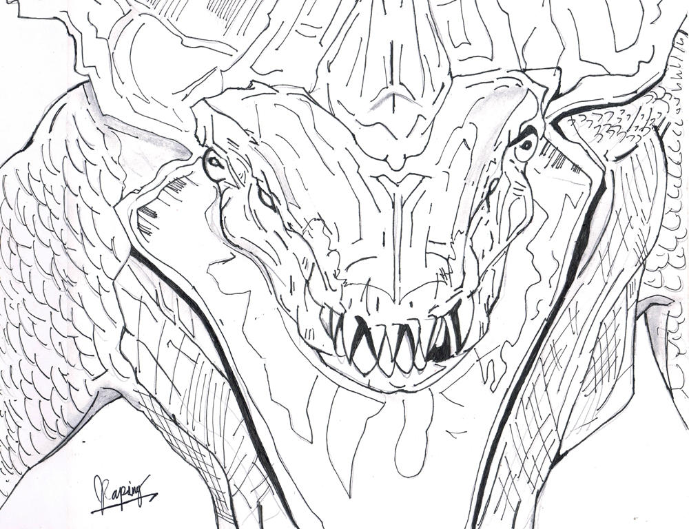 Pacific Rim Raiju Body Pacific Rim: Raiju's Deadly Stare (Line Art) by AVGK04 on DeviantArt