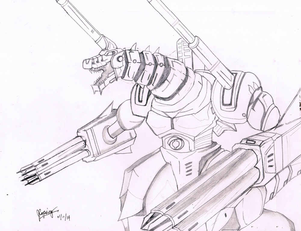 Godzilla Generations: SMG-IInd sketch