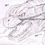 Godzilla 2014 sketch