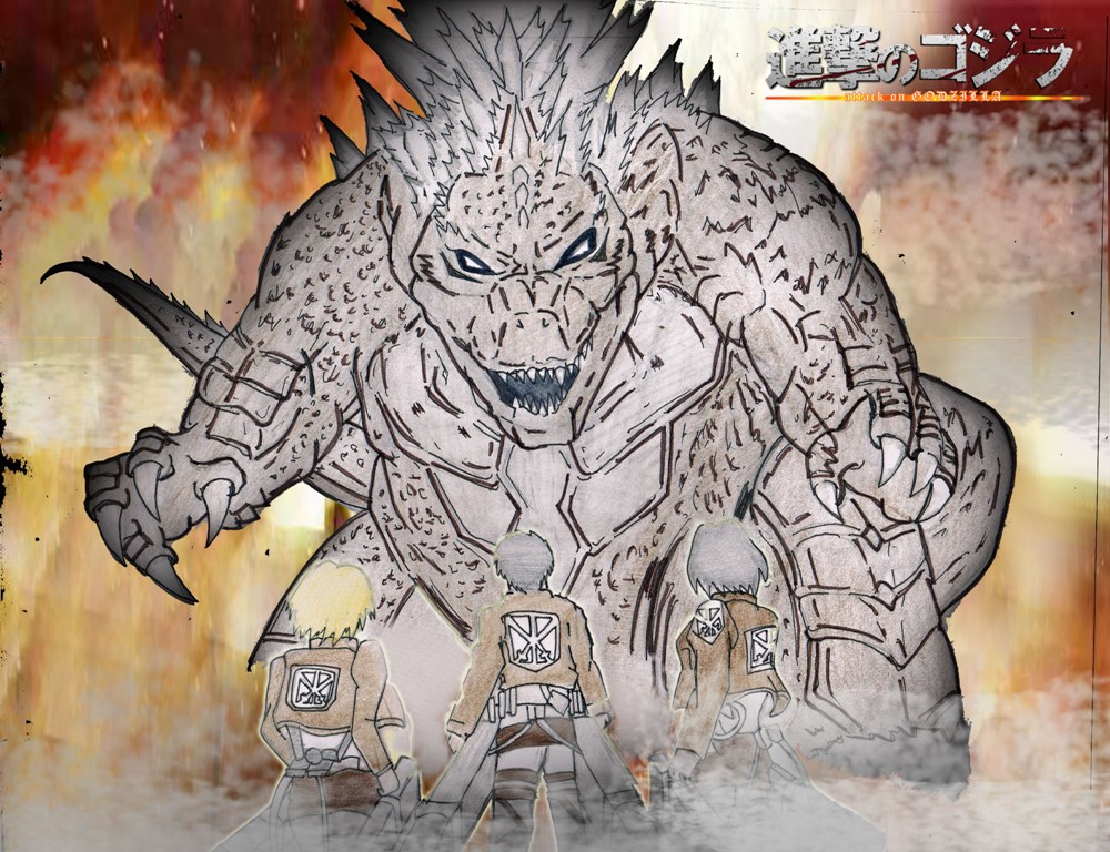 Shingeki No Gojira (Attack On Godzilla) Wallpaper