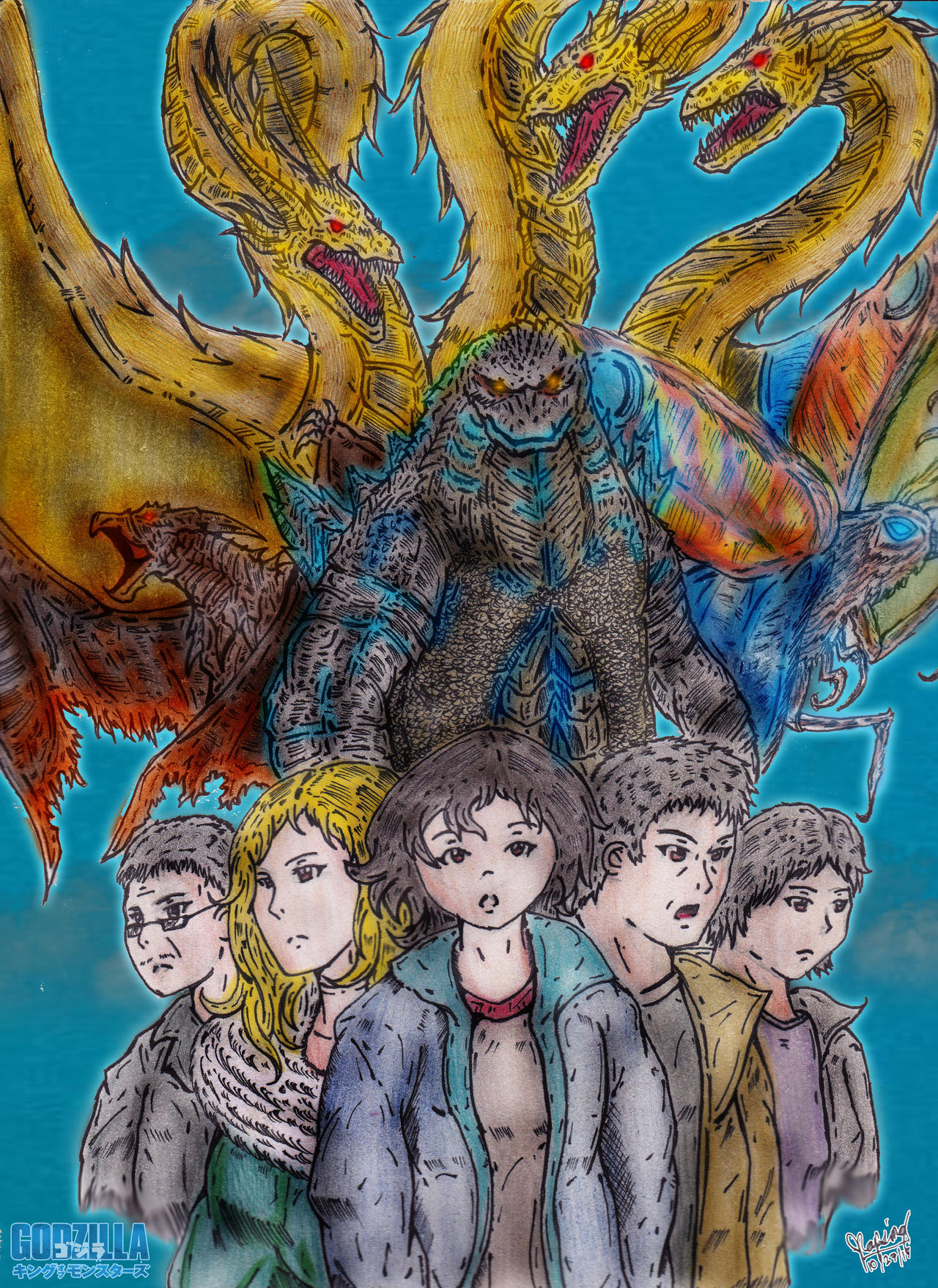Godzilla: King Of The Monsters (Poster Art) by AVGK04 on DeviantArt