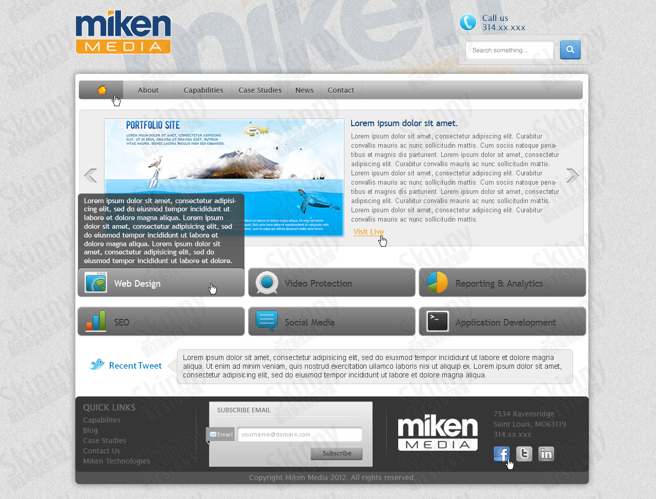 Website design for Application Development Company
