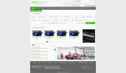 World Auto Search website design