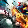 spider man VS rhino