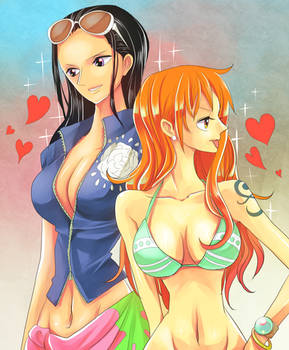 Nami y Robin 2y