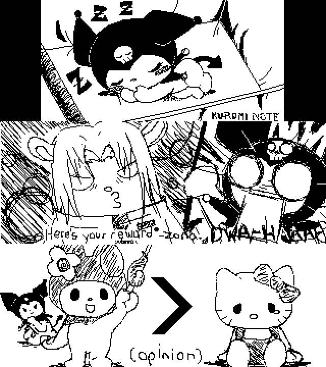 Onegai My Melody Miiverse Sketches 2