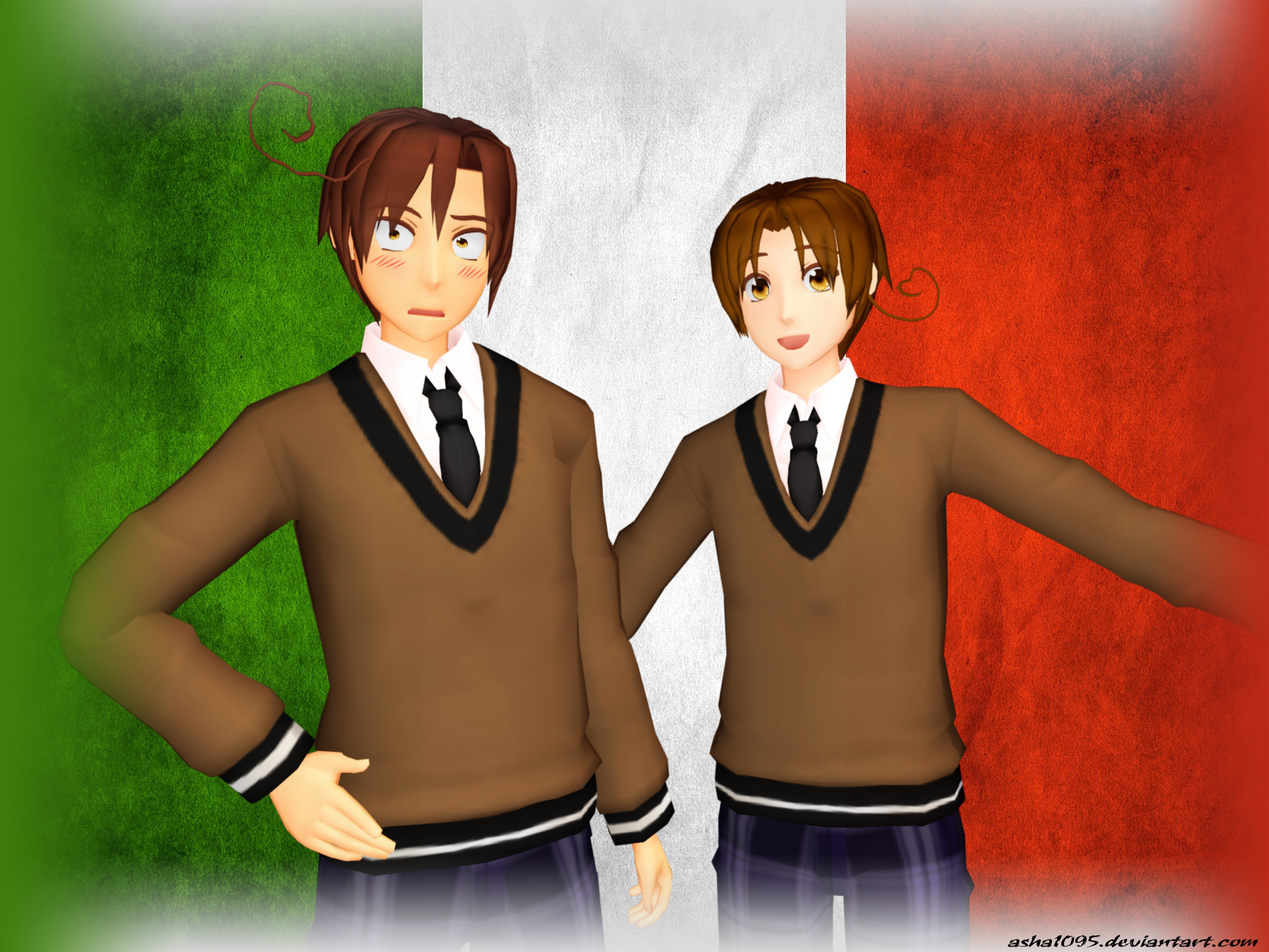 [MMD] Italy brothers