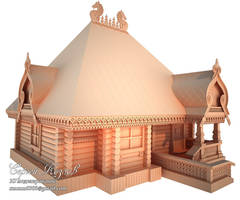 Russian folk architecture (peasant house)