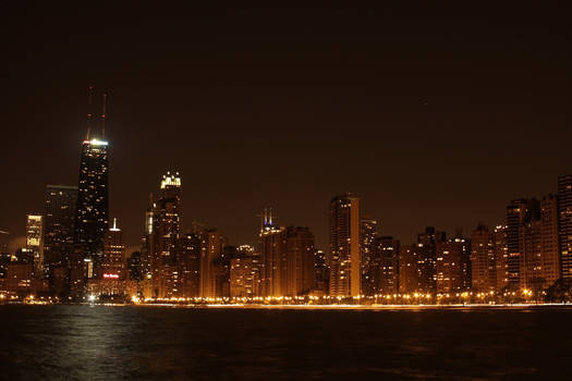 chicago at night