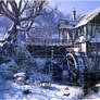 Watermill in Winter Mood