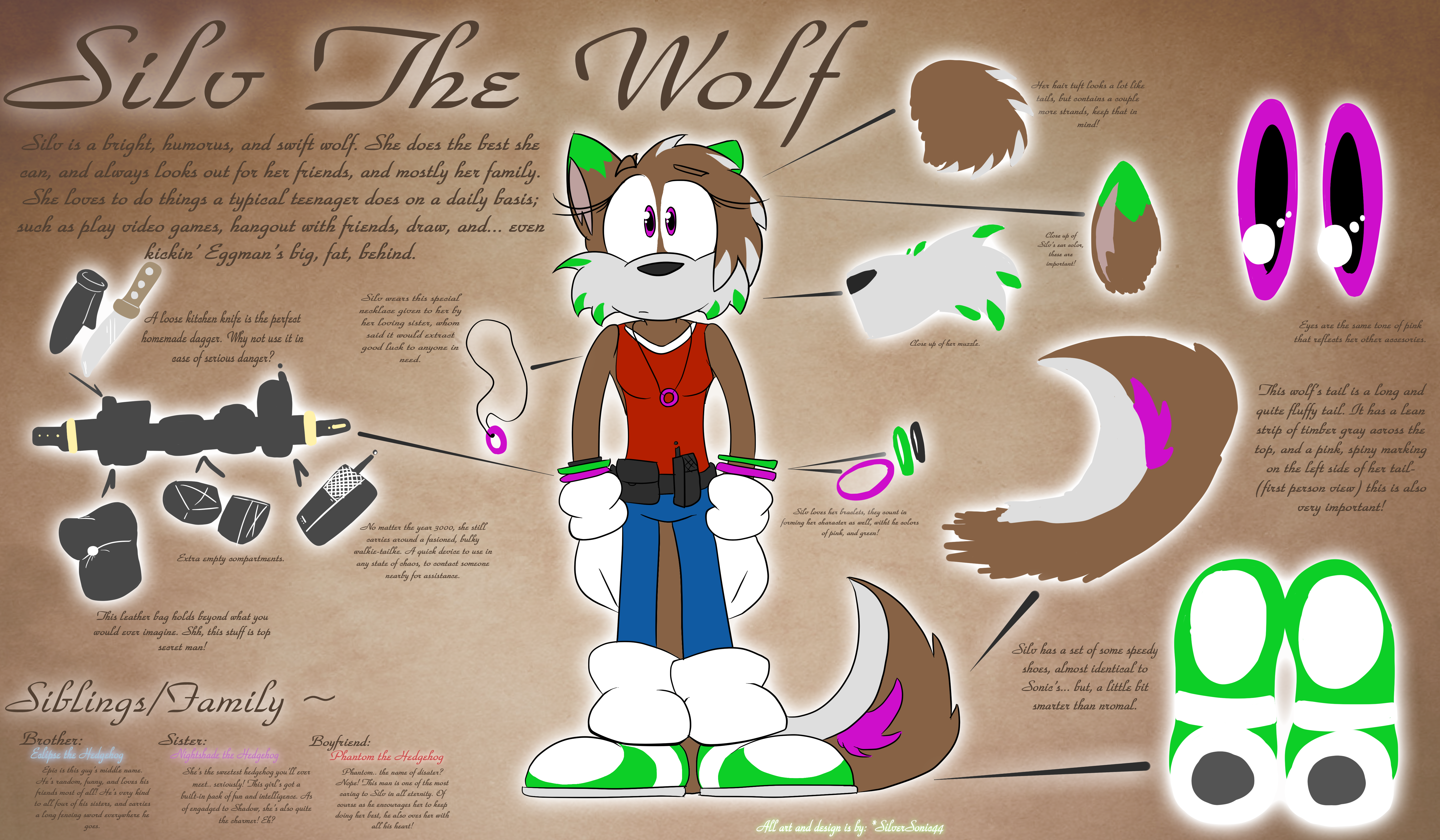 Silv The Wolf - Ref Sheet 2012