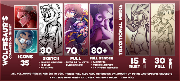 commission sheet - mid 2017