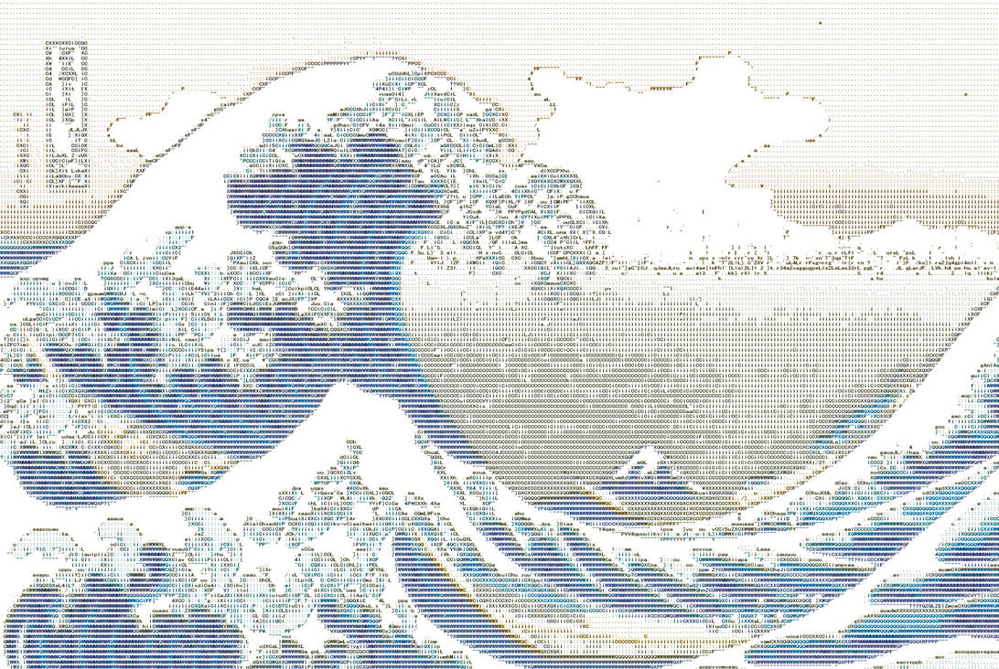 The Great Wave off Kanagawa ASCII by Otone The Great Wave off Kanagawa ASCII by Otone