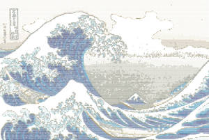 The Great Wave off Kanagawa ASCII