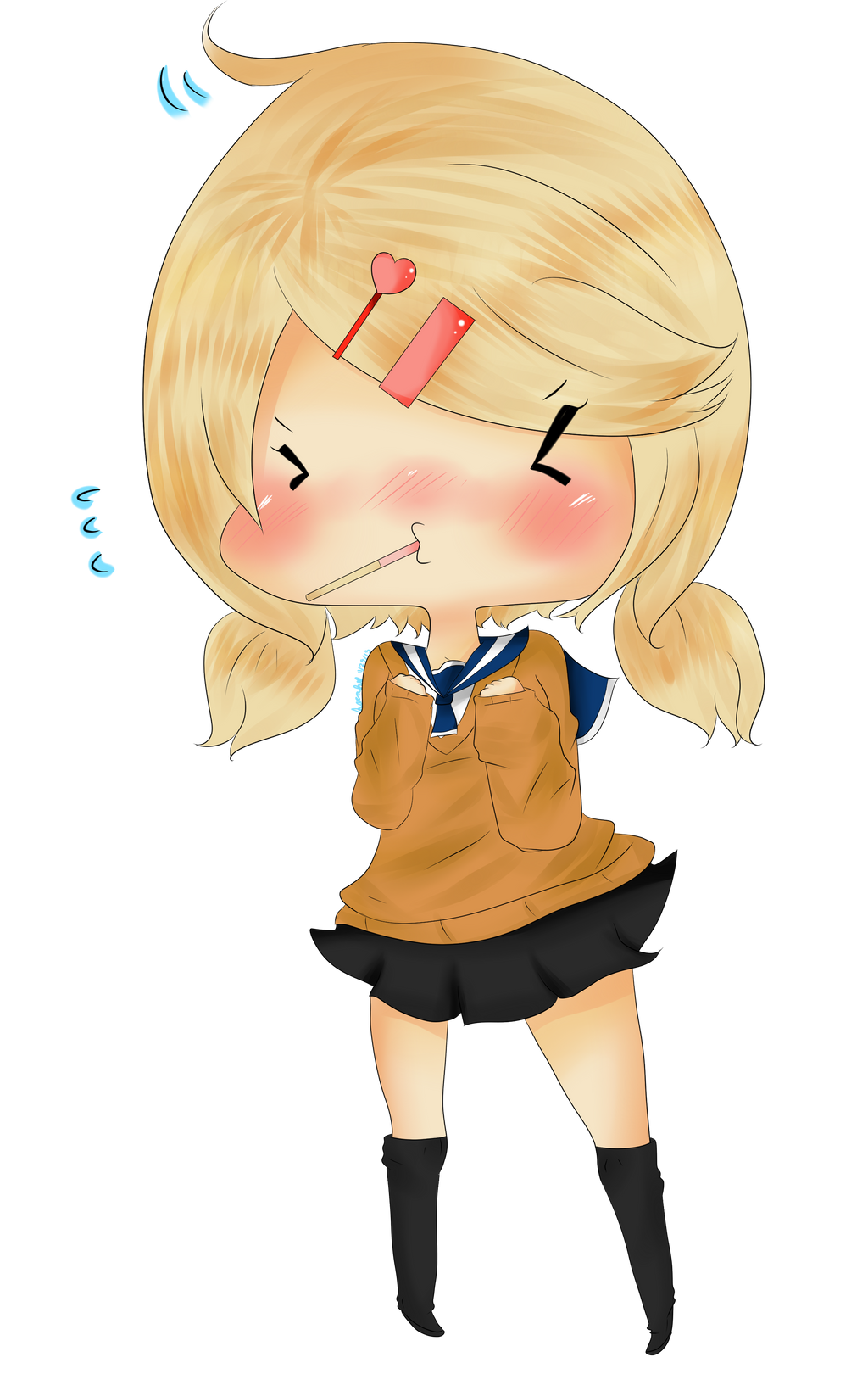 play the pocky game with me! by TriSarahTopss on DeviantArt