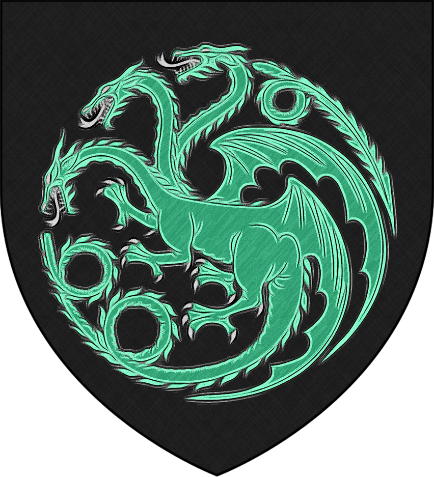 Coat of arms of House Targaryen (Greens) by thehive1948 on DeviantArt