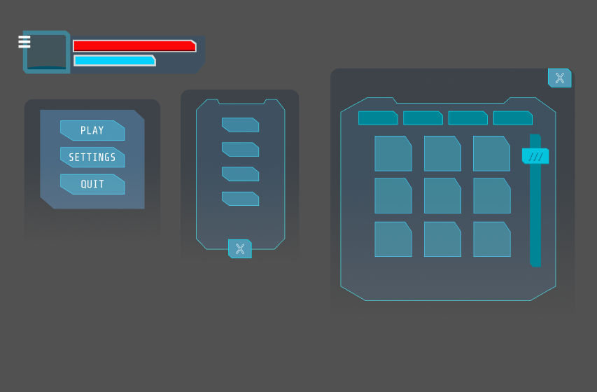 Simple Futuristic UI by LukeHazor on DeviantArt