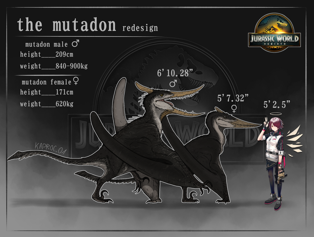 Deviantart Mutadon The Mutadon jwr redesign by s2009yey on DeviantArt