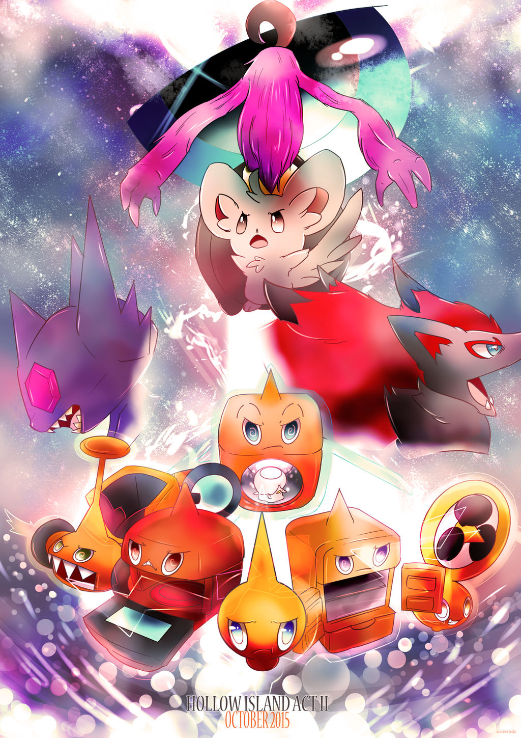 Rotom Day Day 245 - Rotom (All Formes) by AutobotTesla on DeviantArt