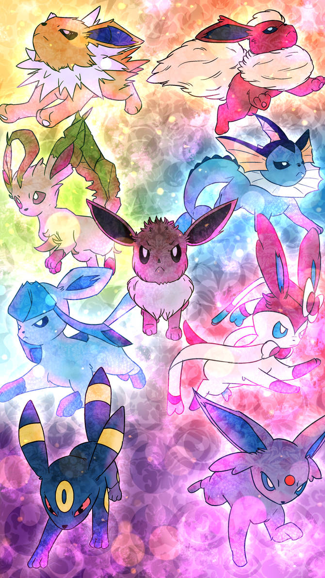 Commission 38 Apr 15 Eeveelution Brigade by Commission 38 Apr 15 Eeveelution Brigade by