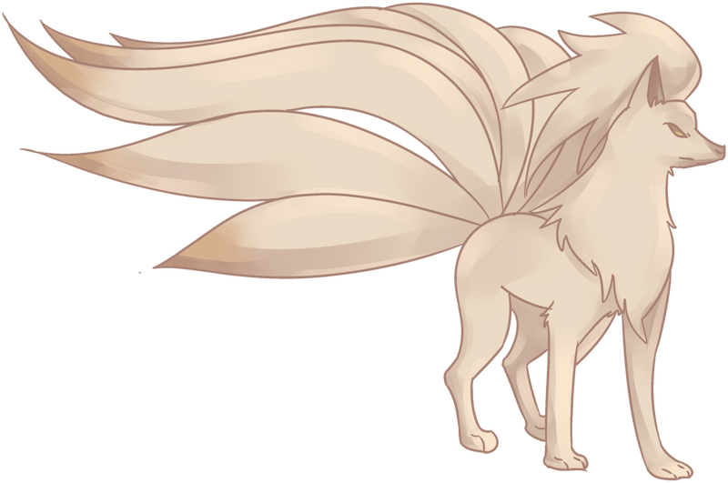 Yellow-eyes Kyukon | Ninetales Commission