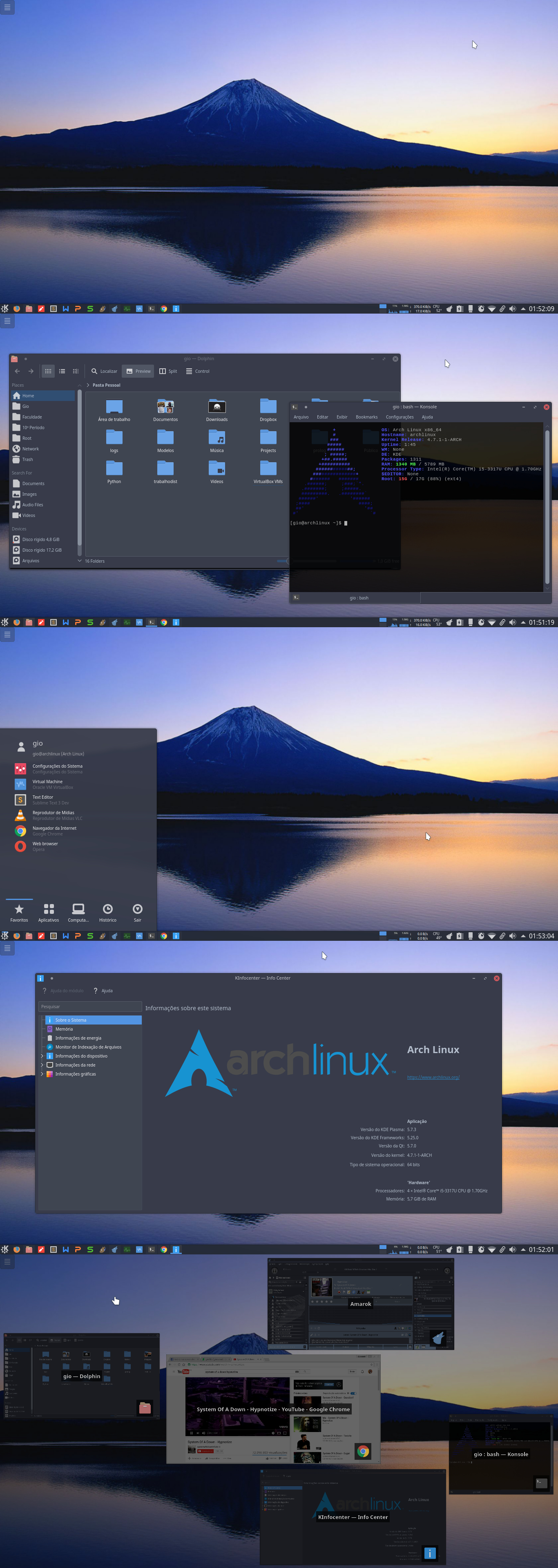 Arch + KDE 5