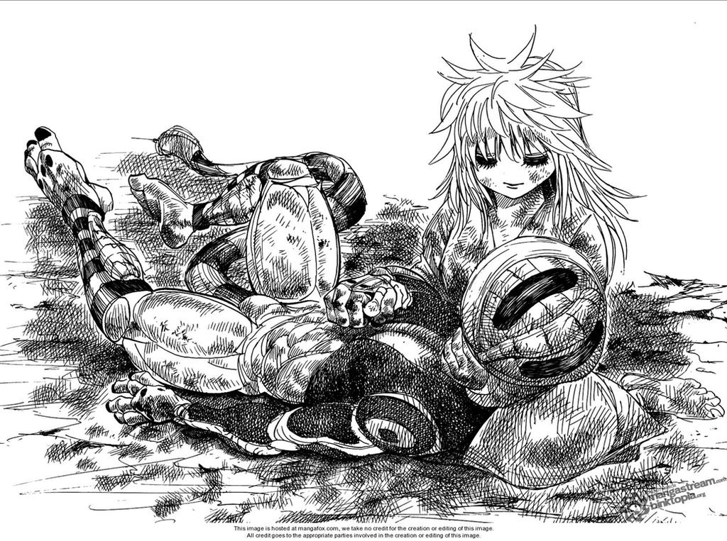 pic Meruem And Komugi Playing Gungi meruem and komugi hunter x hunter 2011