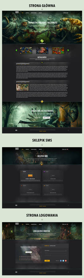 Modern RPG Game Template - Responsive