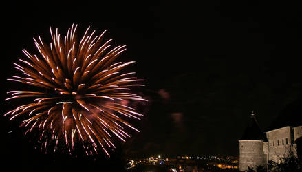 Fireworks on Dieppe